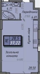 Продаж 1 -кімнатної вул. ЗСУ (ІНТЕР) ЖК Айсберг фото 3 Продаж 1 -кімнатної вул. ЗСУ (ІНТЕР) ЖК Айсберг фото 3
