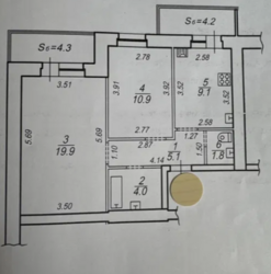 Продаж 2-кімнатної квартири по вул. Сумської Тероборони(Ковпака) фото 7 Продаж 2-кімнатної квартири по вул. Сумської Тероборони(Ковпака) фото 7