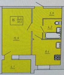 Продаж 1 кімнатної квартири вул. Київська (Курський р-н). Новобудова фото 5 Продаж 1 кімнатної квартири вул. Київська (Курський р-н). Новобудова фото 5