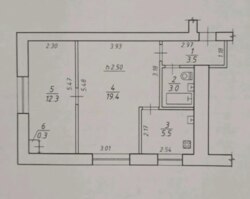 Продаж 2-кімнатної квартири по вул. Волонтерська ( р-н Петропавлівської) фото 2 Продаж 2-кімнатної квартири по вул. Волонтерська ( р-н Петропавлівської) фото 2