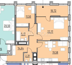 Продам 3к квартиру ЖК Nordica Residence фото 11 Продам 3к квартиру ЖК Nordica Residence фото 11
