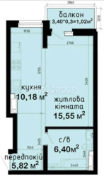 Продаж однокімнатної квартири в ЖК Авеню 42 фото 6 Продаж однокімнатної квартири в ЖК Авеню 42 фото 6