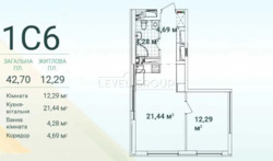 Однокімнатна квартира Варшавський 3, будинок 10.4 фото 3 Однокімнатна квартира Варшавський 3, будинок 10.4 фото 3