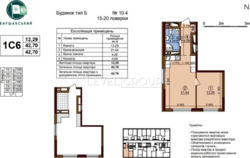 Однокімнатна квартира Варшавський 3, будинок 10.4 фото 2 Однокімнатна квартира Варшавський 3, будинок 10.4 фото 2