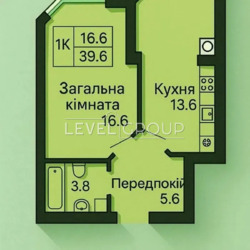 Продаж 1-кімнатної квартири в тихому, затишному ЖК 'Софія Нова' фото 2 Продаж 1-кімнатної квартири в тихому, затишному ЖК 'Софія Нова' фото 2