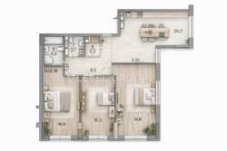 ������ 3� �������� 96 �2 �� ������ ���������, 1� �������. ���� 21