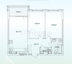 Продаж 2х - кімнатної квартири (68м2) в ЖК Варшавському 3. Буд. 10.10 фото 2 Продаж 2х - кімнатної квартири (68м2) в ЖК Варшавському 3. Буд. 10.10 фото 2