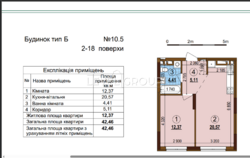 Продаж однокімнатна квартира ЖК Варшавський 3, фото 2 Продаж однокімнатна квартира ЖК Варшавський 3, фото 2