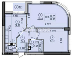 Продаж однокімнатна (євродвушка) м.Вишгород, ЖК Борисоглібський без ремонту фото 17 Продаж однокімнатна (євродвушка) м.Вишгород, ЖК Борисоглібський без ремонту фото 17