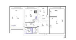 Продаж 2к квартири(євротрійка) 56м2, Поділ фото 12 Продаж 2к квартири(євротрійка) 56м2, Поділ фото 12