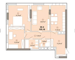 ������ 3-������� �������� � �� Edelweiss House ���� 2