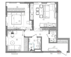 Продаж 2-кімнатної квартири в ЖК Діброва Парк. фото 10 Продаж 2-кімнатної квартири в ЖК Діброва Парк. фото 10