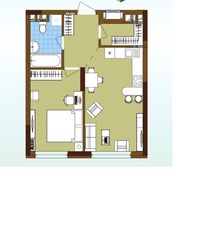Продаж 1-к квартири з гардеробною в ЖК Варшавський 3, буд. 10.8, поверох 10, 43.52 м. фото 4 Продаж 1-к квартири з гардеробною в ЖК Варшавський 3, буд. 10.8, поверох 10, 43.52 м. фото 4