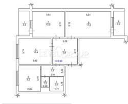 3-������� �������� ��� ����� �������, 72,2 �² | ���. �����������, 6 ���� 19