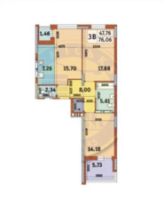 Продаж 3-к квартири в Апарт-комплексі в Пущі Водиці фото 5 Продаж 3-к квартири в Апарт-комплексі в Пущі Водиці фото 5