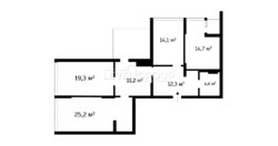 Продаж 3-кімнатної квартири 101,4 м² у ЖК “Медовий” фото 2 Продаж 3-кімнатної квартири 101,4 м² у ЖК “Медовий” фото 2
