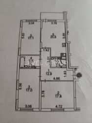 Продаж 3-кімнатної квартири в ЖК Okland фото 3 Продаж 3-кімнатної квартири в ЖК Okland фото 3