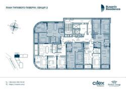 ������ 2-� ������� �������� � �� Rusaniv Residence ���� 3