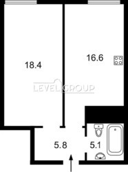 ������ 1-������� �������� � �� Nordica Residence �������� ������������ ����� ���� 12