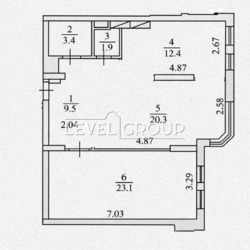 ������ 2-������� �������� 70 �2, �. ������ 2, ����� ������� 5 ��. ���� 14