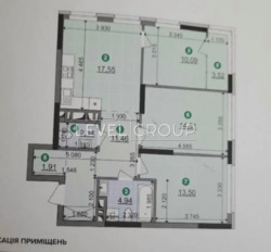 Продам 3-кім.кв в ЖК Діброва Парк, вул.Некрасова,6 Подільський район фото 2 Продам 3-кім.кв в ЖК Діброва Парк, вул.Некрасова,6 Подільський район фото 2