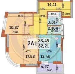 Продаж 2-кімнатної квартири в ЖК Абрикосовий фото 2 Продаж 2-кімнатної квартири в ЖК Абрикосовий фото 2