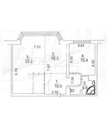 2-х комнатная квартира студия, проспект Павла Тичини 2. фото 16 2-х комнатная квартира студия, проспект Павла Тичини 2. фото 16