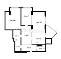 Продаж 3к квартири в елітному ЖК 'Покровський Посад' фото 2 Продаж 3к квартири в елітному ЖК 'Покровський Посад' фото 2