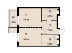 ������ 2-������� �������� � �� BOSTON Creative House ���� 5