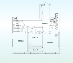 ������ 2� ( 66,7 �2) � �� ������������ 3, ����������, ����������� ���� 1