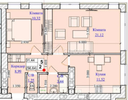 Продаж двокімнатної квартири без ремонту в с. Ходосівка фото 9 Продаж двокімнатної квартири без ремонту в с. Ходосівка фото 9