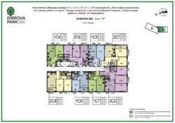 ������ 1-������� �������� | �� Dibrova Park | ������� �8 | 43,69 �² ���� 3
