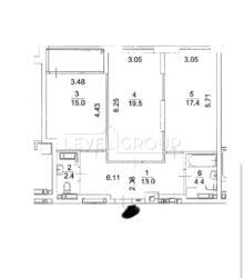 2кімнатна квартира(75м2) в ЖК Берег Дніпра фото 11 2кімнатна квартира(75м2) в ЖК Берег Дніпра фото 11