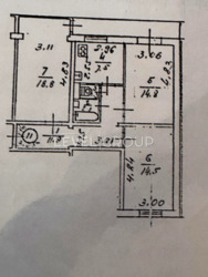 Пропонується до продажу простора 3-кімнатна квартира (72.6 м²) на 2-му поверсі на Лісовому проспекті, 4-А (будинок 1970 року, чеський проєкт). фото 7 Пропонується до продажу простора 3-кімнатна квартира (72.6 м²) на 2-му поверсі на Лісовому проспекті, 4-А (будинок 1970 року, чеський проєкт). фото 7