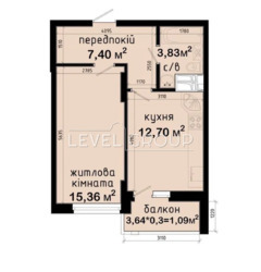 Продаю 1к квартиру площею 40.4 м2 на 16 поверсі у ЖК Avenue 42 фото 2 Продаю 1к квартиру площею 40.4 м2 на 16 поверсі у ЖК Avenue 42 фото 2