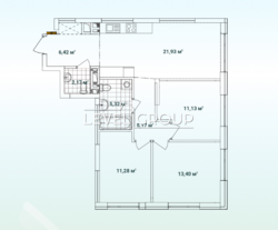 Продаж 3-х кімнатна квартира (77м2) в ЖК Варшавському 3, буд. 10. 2 фото 3 Продаж 3-х кімнатна квартира (77м2) в ЖК Варшавському 3, буд. 10. 2 фото 3