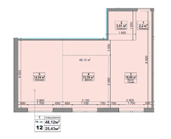 2-кімнатна квартира 48 м.кв | Газ | 2 поверх | ЖК Sanville Park | Святопетрівське фото 2 2-кімнатна квартира 48 м.кв | Газ | 2 поверх | ЖК Sanville Park | Святопетрівське фото 2