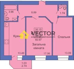 Двокімнатна. Цегляна новобудова. Центральна частина міста фото 9 Двокімнатна. Цегляна новобудова. Центральна частина міста фото 9