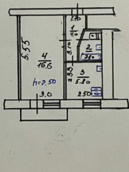 Центр! 1-кімнатна квартира. 4 поверх. Свіжий ремонт. фото 12 Центр! 1-кімнатна квартира. 4 поверх. Свіжий ремонт. фото 12