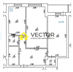 Двокімнатна квартира з підвалом вул Перспективна. фото 11 Двокімнатна квартира з підвалом вул Перспективна. фото 11