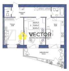 Продається квартира Полтавська, Полтава, Шевченківський (Жовтневий), Сагайдачного, Європейська вул. фото 12 Продається квартира Полтавська, Полтава, Шевченківський (Жовтневий), Сагайдачного, Європейська вул. фото 12