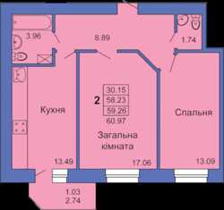 Продам 2-кім. квартиру в НОВОБУДОВІ, біля ТРЦ 'Київ' фото 1 Продам 2-кім. квартиру в НОВОБУДОВІ, біля ТРЦ 'Київ' фото 1