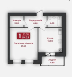 ЖК 'Європейський' 55м2! Зданий цегляний будинок фото 1 ЖК 'Європейський' 55м2! Зданий цегляний будинок фото 1