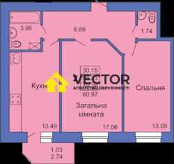 Продам 2-кім. квартиру в НОВОБУДОВІ, біля ТРЦ 'Київ' фото 2 Продам 2-кім. квартиру в НОВОБУДОВІ, біля ТРЦ 'Київ' фото 2