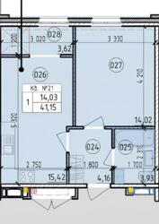 Продається 1к квартира в ЖК Нова Англія, буд. Лінкольн, зданий! фото 2 Продається 1к квартира в ЖК Нова Англія, буд. Лінкольн, зданий! фото 2