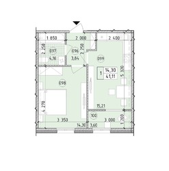 Продається простора 1-к квартира, ЖК Нова Англія! фото 1 Продається простора 1-к квартира, ЖК Нова Англія! фото 1