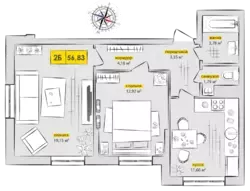 Продається 2к кв. в ЖК СИНЕРГІЯ КИЇВ, Дарницький р-н; доступна єОселя! фото 8 Продається 2к кв. в ЖК СИНЕРГІЯ КИЇВ, Дарницький р-н; доступна єОселя! фото 8