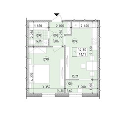 Продається затишна 1-кімнатна квартира в ЖК Нова Англія! фото 5 Продається затишна 1-кімнатна квартира в ЖК Нова Англія! фото 5