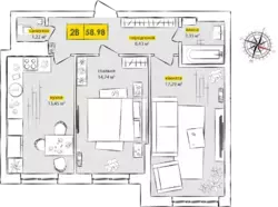 Продається 2к кв. в ЖК СИНЕРГІЯ КИЇВ, Дарницький р-н; доступна єОселя! фото 2 Продається 2к кв. в ЖК СИНЕРГІЯ КИЇВ, Дарницький р-н; доступна єОселя! фото 2