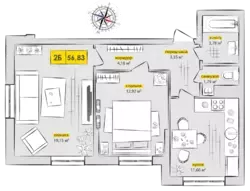 Продається 2к кв. в ЖК СИНЕРГІЯ КИЇВ, Дарницький р-н; доступна єОселя! фото 8 Продається 2к кв. в ЖК СИНЕРГІЯ КИЇВ, Дарницький р-н; доступна єОселя! фото 8